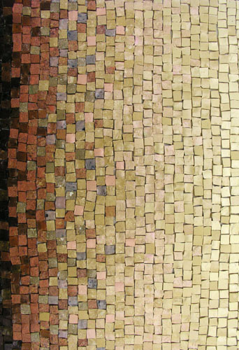 Мозаика из смальты для камина