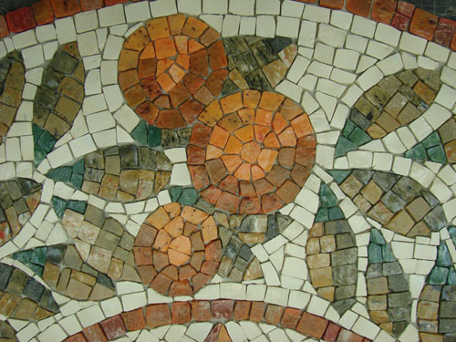 Мозаичная столешница - фрагмент