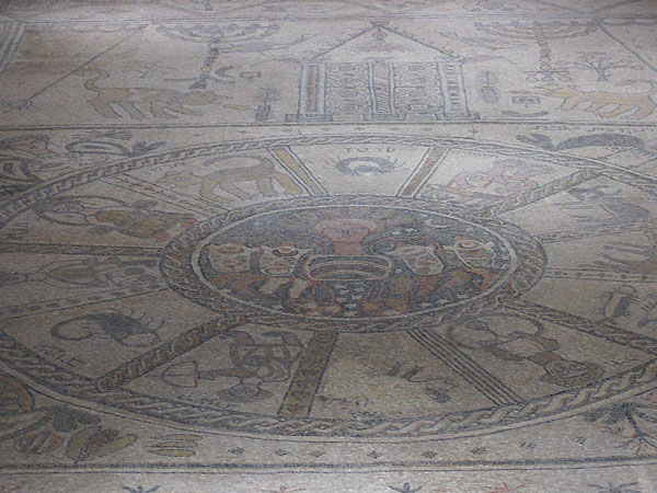 Напольные мозаики раннехристианского периода - синагога в Бет Альфе